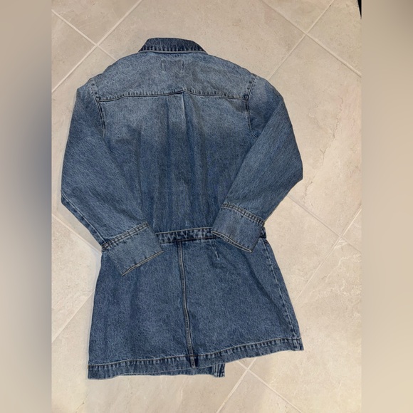 KBB by KAHLANA Long Sleeve 'The Asymm Denim Dress' - Picture 9 of 9